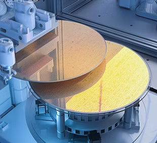 Semiconductor wafer manufacturing equipment.